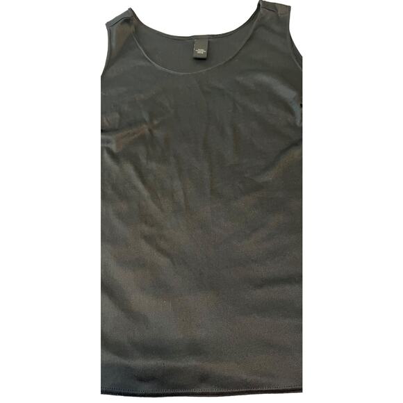 NO MFG. TAG SLEEVELESS ROUND NECK BLOUSE/TANK, WOMENS, 18/20, BLACK, DRESSY - Picture 6 of 9